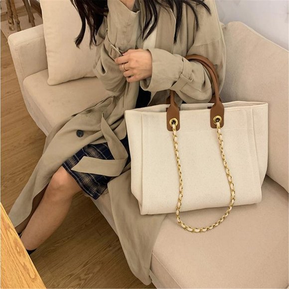 Hand bag single shoulder hand canvas bag - Picture 7 of 7